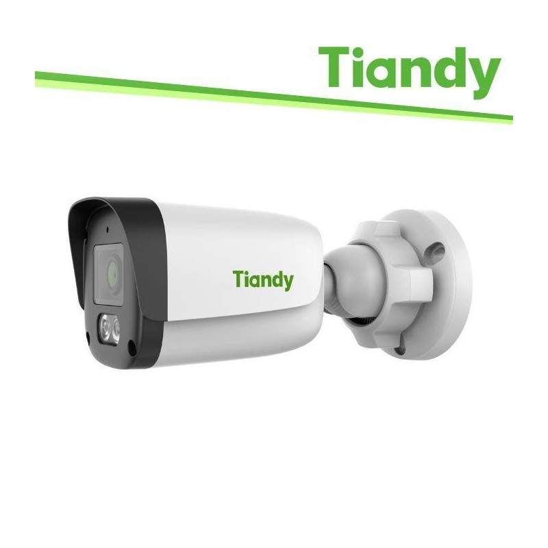 Tiandy Telecamera Bullet Super Lite 4MP 2.8mm, PoE 50m IR, Whitelight