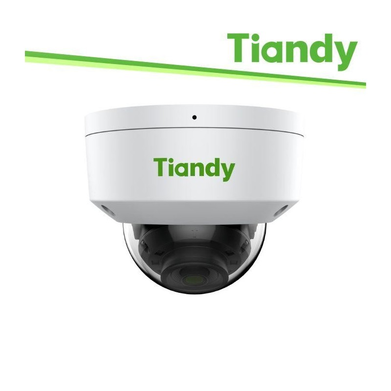 Tiandy Telecamera Dome Super Lite 4MP 2.8-12mm, PoE 80m IR, Whiteligh