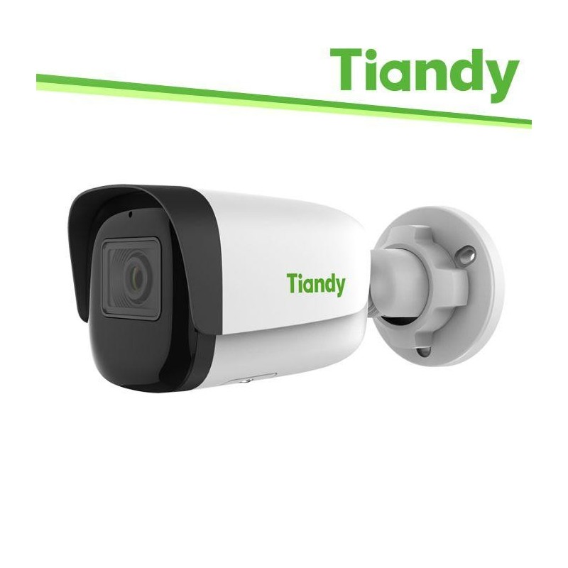 Tiandy Telecamera Bullet Lite 4MP 2.8mm Starlight, PoE 30m IR, Whitel