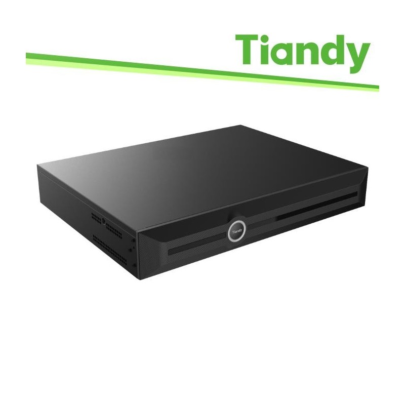 Tiandy NVR 40 Canali 80Mbps/80Mbps, rec. 8MP/4K, 2 LAN ports, 2HDD