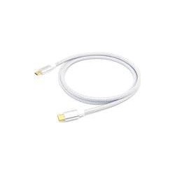 USB 3.2 GEN2 C TO C CABLE M/M 128358 WHITE