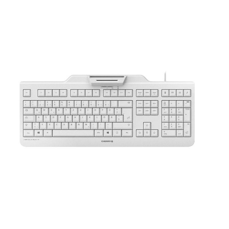 CHERRY SECURE BOARD 1.0 tastiera Ufficio USB QWERTZ Tedesco Grigio