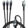 4smarts USB-A PremiumCord Multi 18W 1,5 m - nero