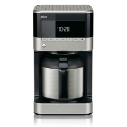 Braun KF7125BK Caffettiera programmabile da 12 tazze in acciaio inoss