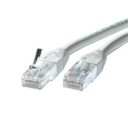 ROLINE UTP Patch Cord Cat.5e/Classe D, Grigio, 15m