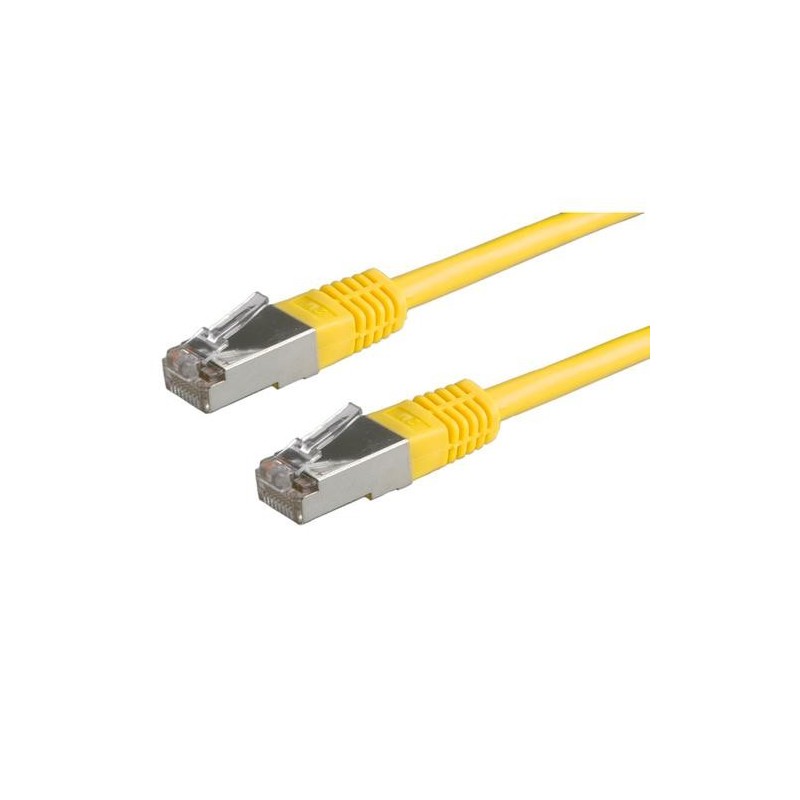 ROLINE FTP PatchCord Cat.5e/Classe D, giallo, 1m