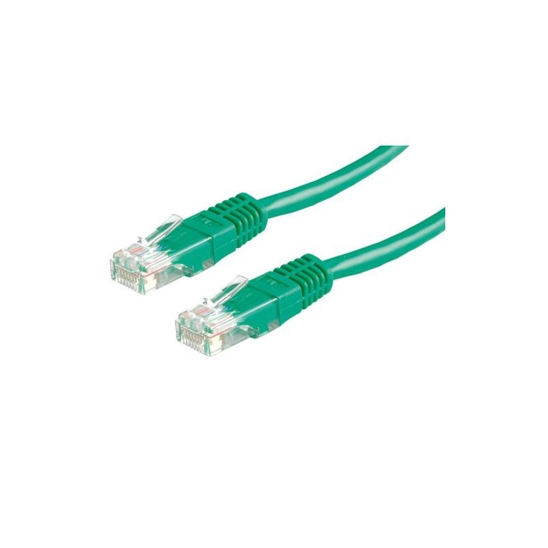 ROLINE UTP PatchCord Cat.5e/Classe D, verde, 1m