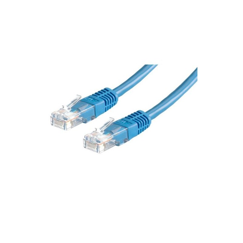 ROLINE UTP PatchCord Cat.5e/Classe D, blu, 3m