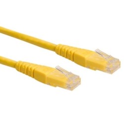 Patch Cord ROLINE UTP Cat.6/Classe E, giallo, 0,5 m