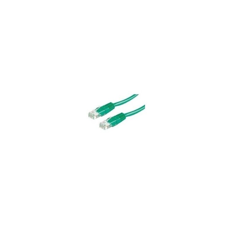 Value UTP Patch Cord Cat.6, green 10 m cavo di rete Verde U/UTP [UTP]