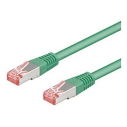 Goobay S/FTP (PiMF) Patch Cord Cat6. Verde. 50 m