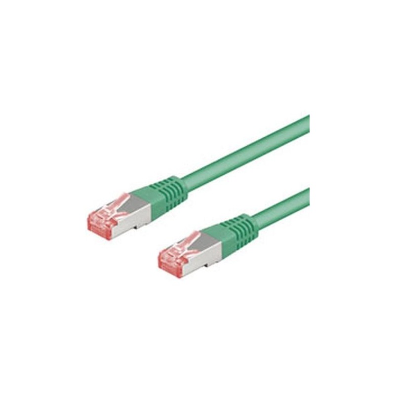 Goobay S/FTP (PiMF) Patch Cord Cat6. Verde. 50 m