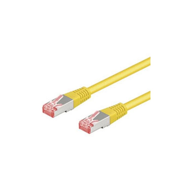 Goobay S/FTP (PiMF) Patch Cord Cat6. Giallo. 10 m