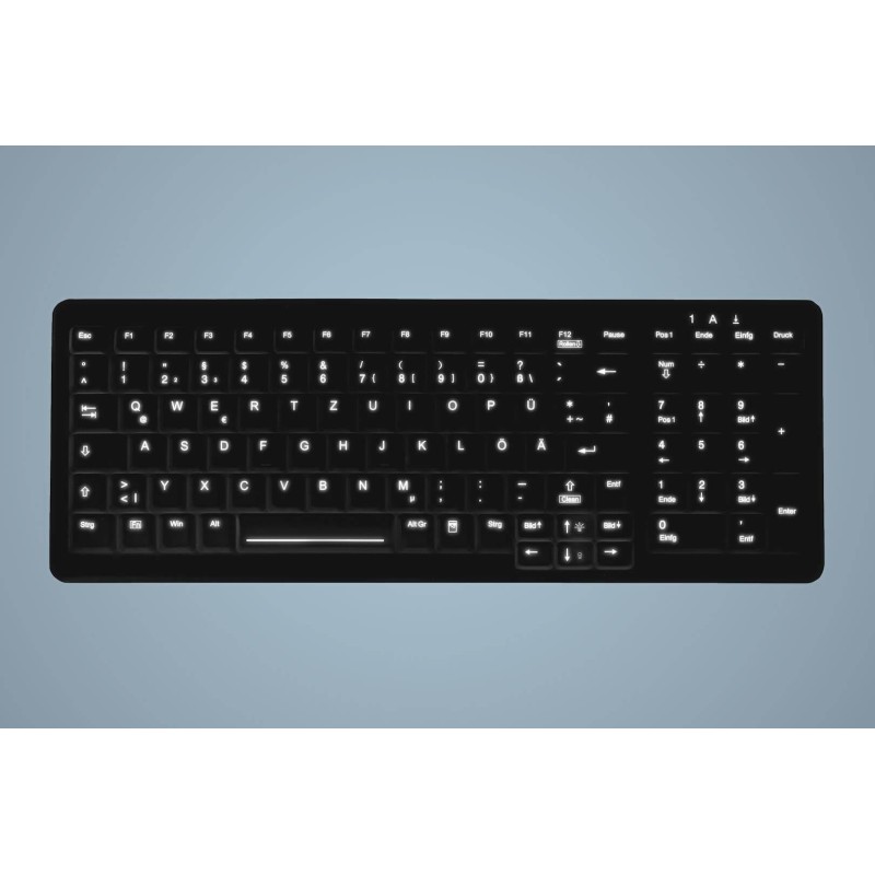 Hygiene Backlit Compact Keyboard with NumPad Fully Sealed Watertight 