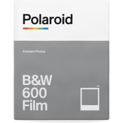 Polaroid Film 600 B&amp;N 8 foto 8 foto, bianco/nero, cornice bianca