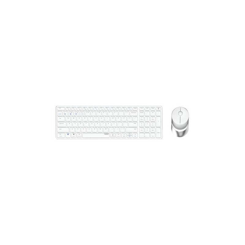 Rapoo 9750M tastiera Mouse incluso RF senza fili + Bluetooth QWERTZ T