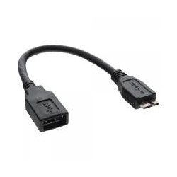 31609 Micro-USB 3.0 OTG USB 3.0 A Schwarz Kabelschnittstellen-/adapte