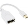 Connettore DisplayPort in linea Mini DisplayPort per Displayport Sock