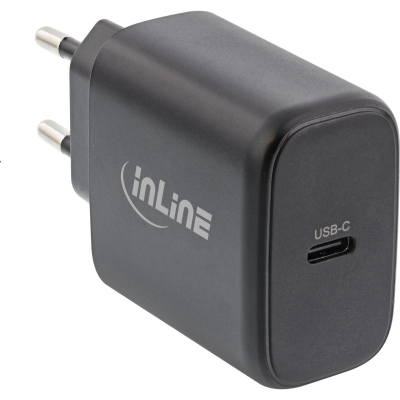 InLine USB PD Netzteil, GaN Ladeger&Atilde;&curren;t, Single USB-C Power Delivery