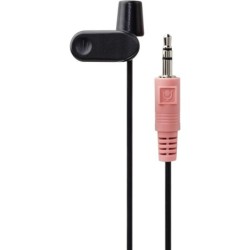 Hama Clip-On Microphone, 3.5mm Jack, 2 Metre Cable