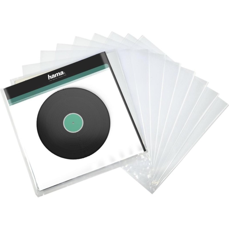 Hama LP Outer Sleeves x10, Transparent