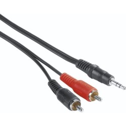 Hama 3.5mm Jack Plug to 2x RCA Plugs, 2 Metre