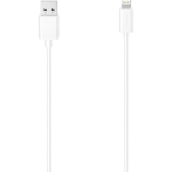 Hama Charging/Data USB-A to Lightning Cable, 480Mbps, 1.5 Metre, White