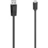 Hama USB-A to Micro USB Cable, USB 2.0, 0.75 Metre, Black