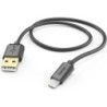 Hama Charging/Data USB-A to Lightning Cable, 480Mbps, 1.5 Metre, Black