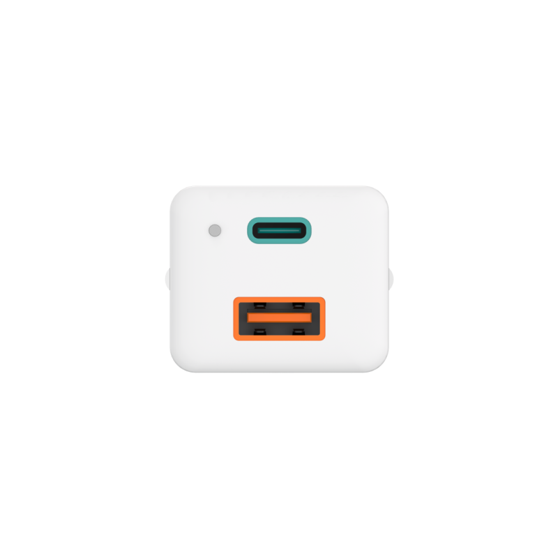 Caricabatterie rapido &bull; Ricarica tramite USB-A e USB-C &bull; Potenza 