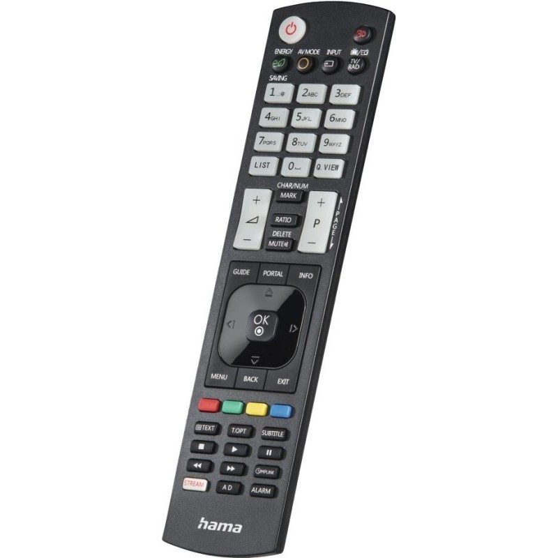 Hama Universal IR Remote Control for LG TVs, Teachable, Smart Buttons