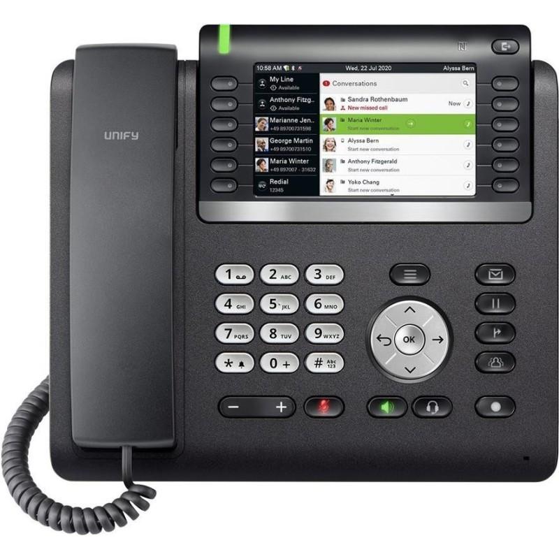 Unify OpenScape CP700X telefono IP Nero TFT OpenScape Desk Phone CP7