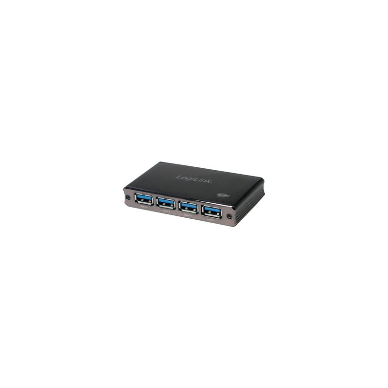 LogiLink USB 3.0 Hub 4-Port, Aluminum Hub 4 porte USB