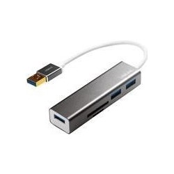 LogiLink USB 3.0 3-Port Hub Card Reader Hub 3 porte USB