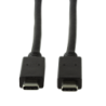 LogiLink USB 3.1 USB Type-C kabel 50cm Sort