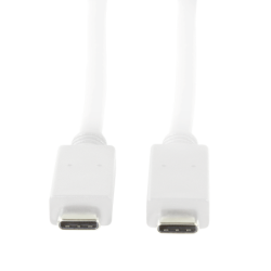 LogiLink USB 3.1 USB Type-C kabel 50cm Hvid