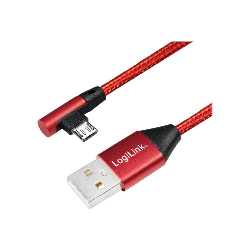 LogiLink USB 2.0 USB-kabel 30cm R&Atilde;&cedil;d