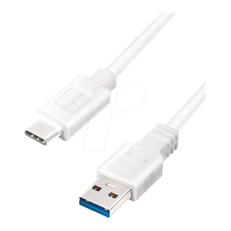 LogiLink USB 3.2 Gen 1 USB Type-C kabel 15cm Hvid