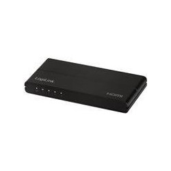 Splitter HDMI 1x4 porte, 4K/60Hz, downscaler, nero