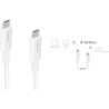 LogiLink USB4 Gen3x2 USB Type-C kabel 0.8m Hvid