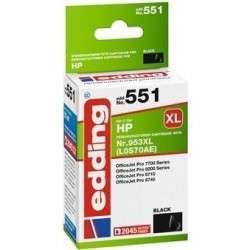 cartuccia per stampante edding EDD-551 nera compatibile con HP 953XL 