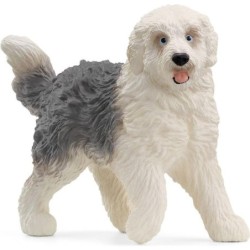 SCHLEICH Farm World Old English Sheepdog Toy Figure 3 to 8 Years Bl