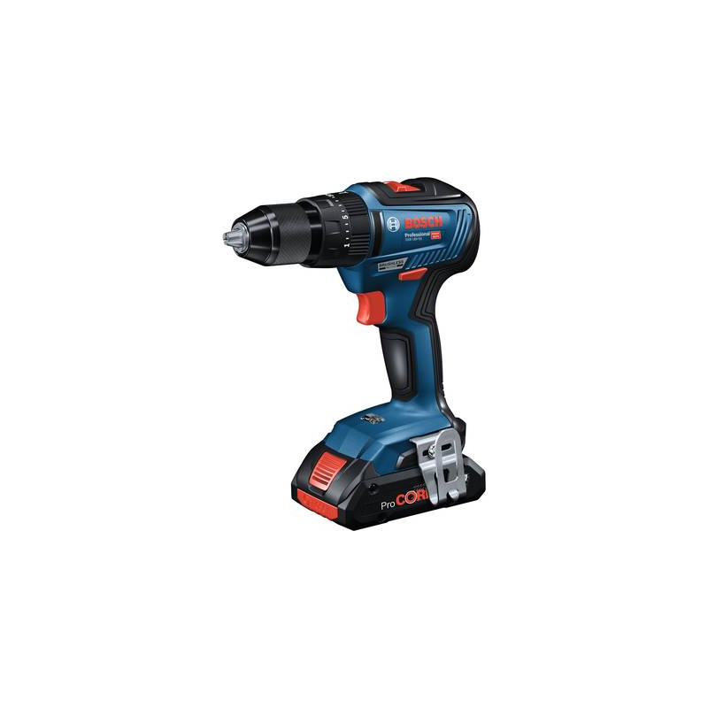 Bosch GSB 18V-55 Professional 1800 Giri/min Senza chiave 1 kg Nero, B