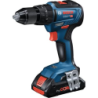 Bosch GSB 18V-55 Professional 1800 Giri/min Senza chiave 1 kg Nero, B