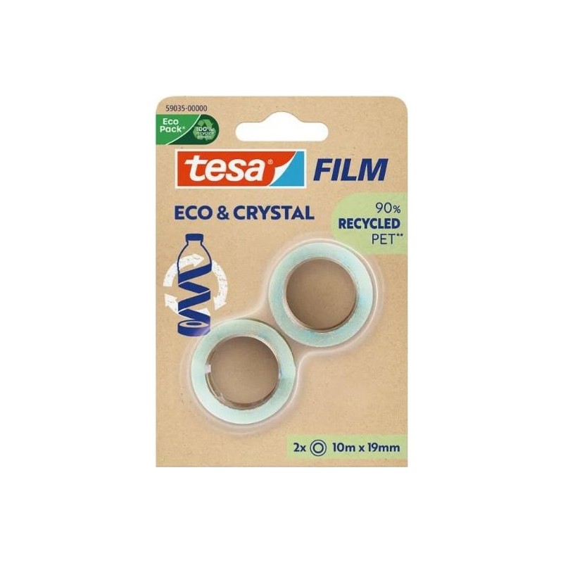 tesa ECO &amp; CRYSTAL, 1 Rolle 33mX19mm HFB