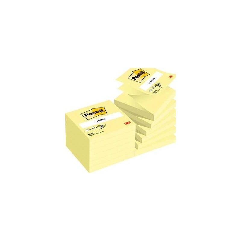 Post-it&Acirc;&reg; Haftnotizen Post-It Z-Notes 76x76 gelb Gelb