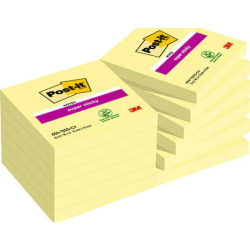 Foglietti riposizionabili Super Sticky Notes Post-it&reg; Giallo Canary 