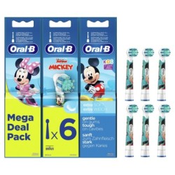 Oral-B - Kids Mickey - Toothbrush Replacement Head ( 6 pcs )