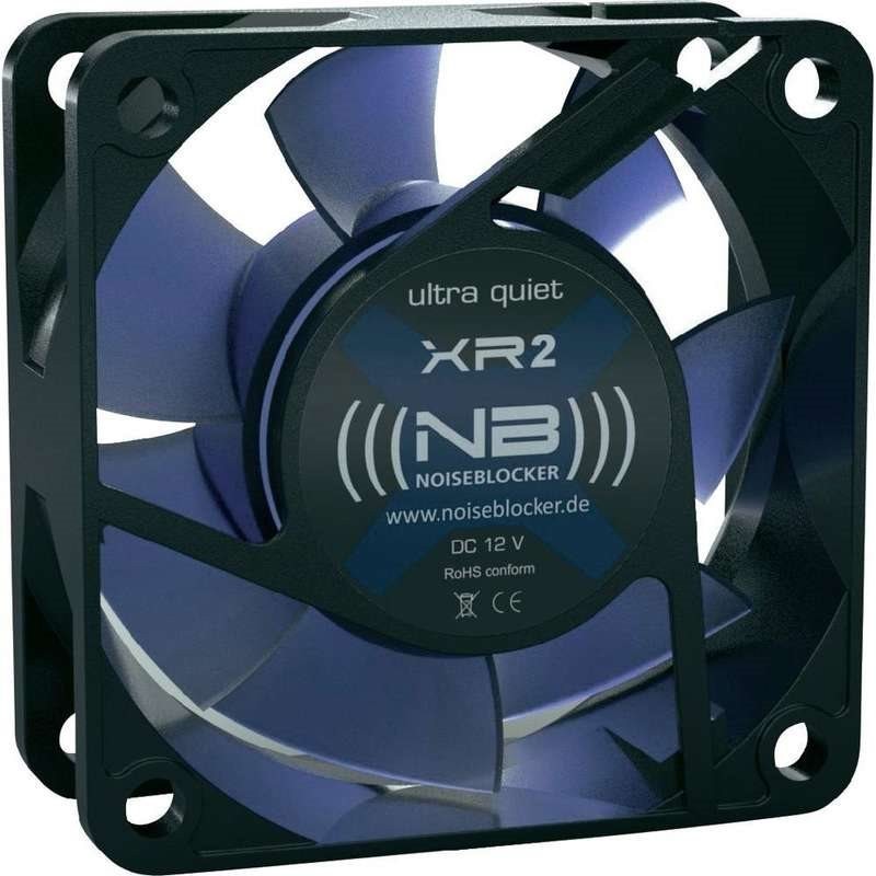 Noiseblocker BlackSilentFan XR2 Case per computer Ventilatore 6 cm Ne