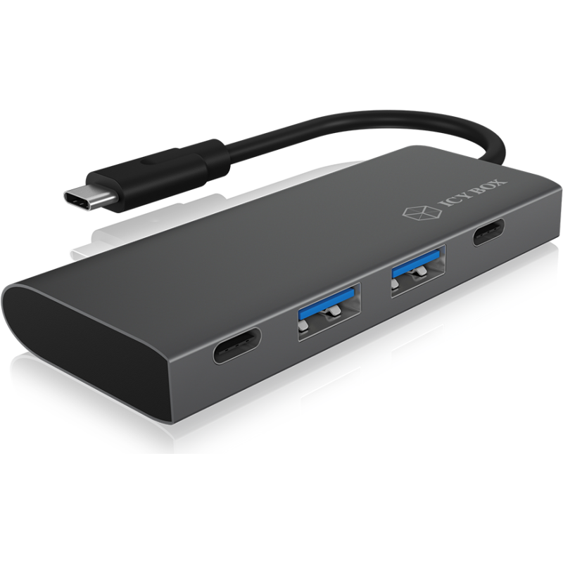 ICY BOX USB3.1 HUB 2xType-C/2xType-A ICY BOX IB-HUB1428-C31,4-Port